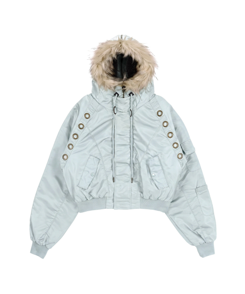 EYELET FUR MA-1 (SKY BLUE) F26ZA003