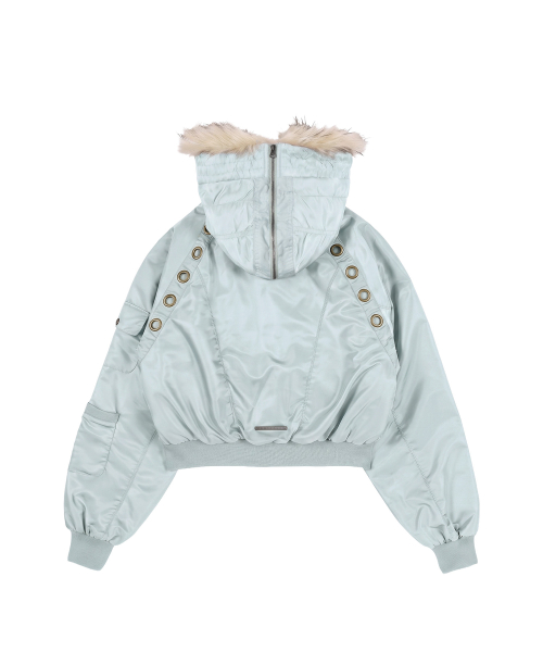 EYELET FUR MA-1 (SKY BLUE) F26ZA003