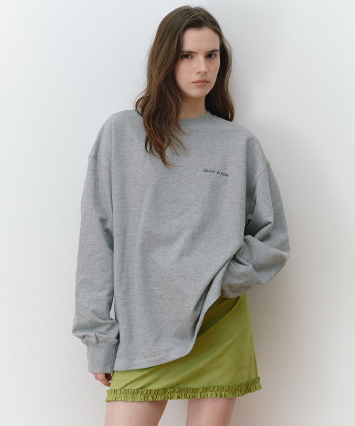 BACK HORSE GRAPHIC SWEATSHIRT M/GRAY