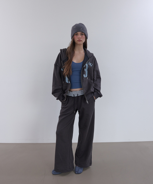 ESSENTIAL FOLD PANTS (CHARCOAL)