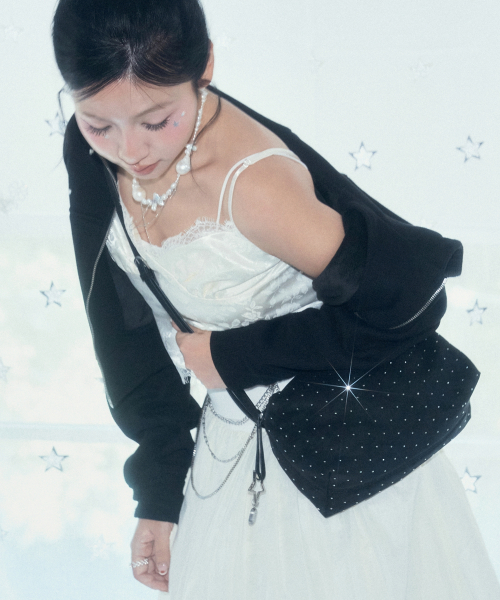 STARRY Hotfix 2-Way Shoulder Bag Black OZBGGA303B