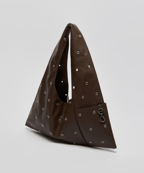 Eyelet shoulder bag(Dark Walnut)_OVBSX26255BRW