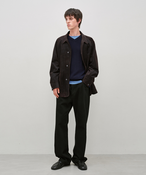 Suede Chore Jacket BROWN