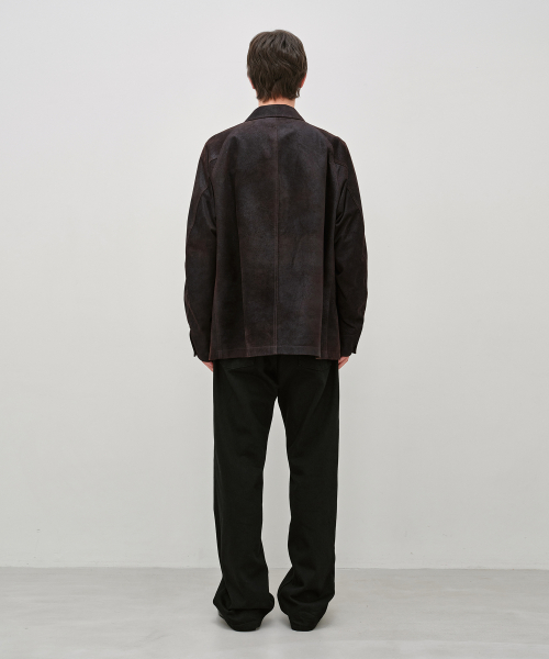 Suede Chore Jacket BROWN
