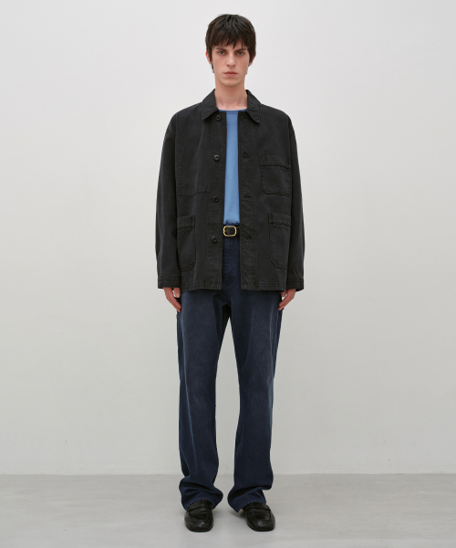 French Work Jacket INK BLACK
