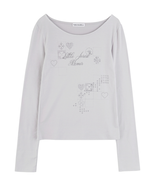 Muse Graphic Long Sleeve_Indie Pink