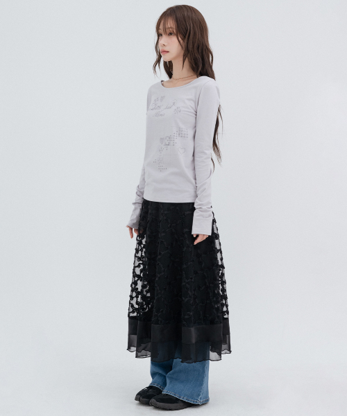 Muse Graphic Long Sleeve_Indie Pink