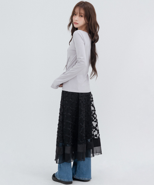 Muse Graphic Long Sleeve_Indie Pink
