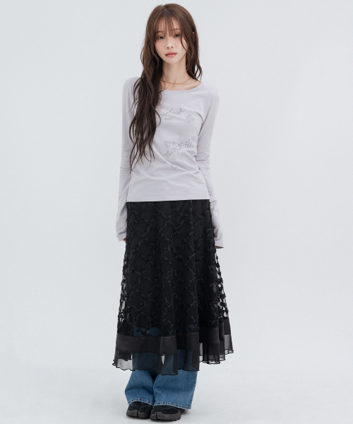 Muse Graphic Long Sleeve_Indie Pink