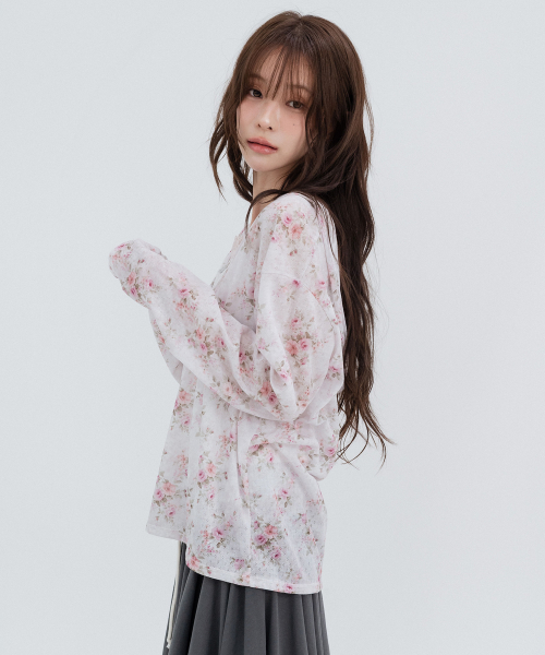 Flower Hooded Long Sleeve_Pink