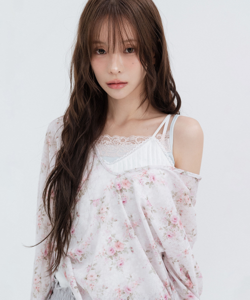 Flower Hooded Long Sleeve_Pink