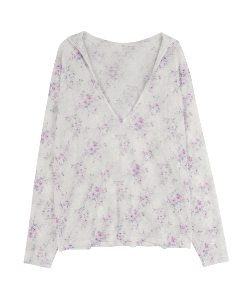 Flower Hood Long Sleeve_Mint