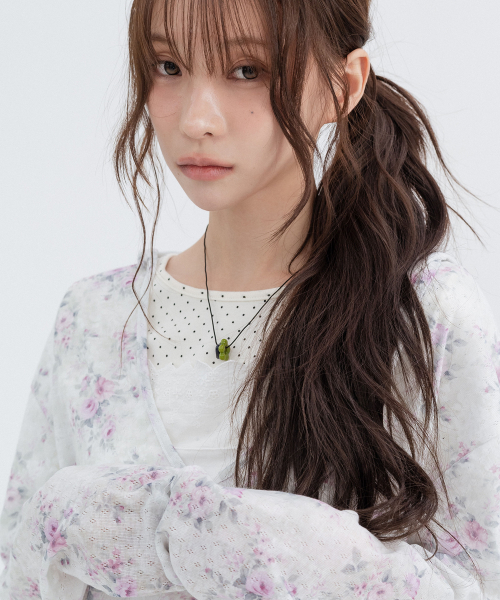Flower Hood Long Sleeve_Mint