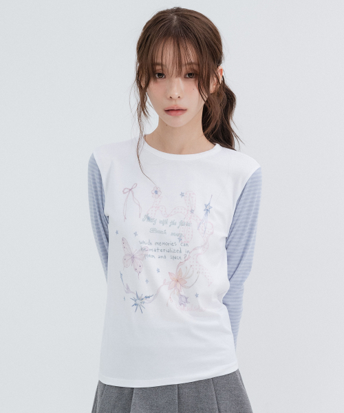 Fairy Garden Long Sleeve_White
