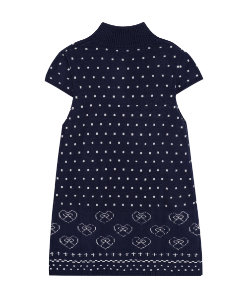 Lovely Vintage Knit Dress_Navy