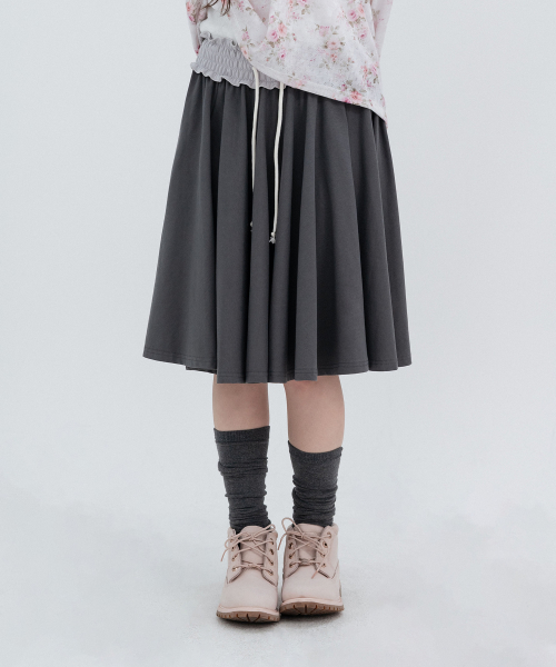 Soft SMORK Skirts_Charcoal