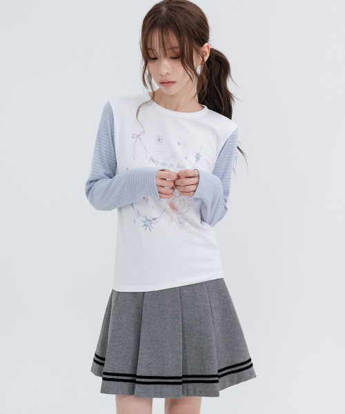 Velvet Midi Pleats_Gray