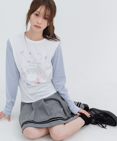 Velvet Midi Pleats_Gray