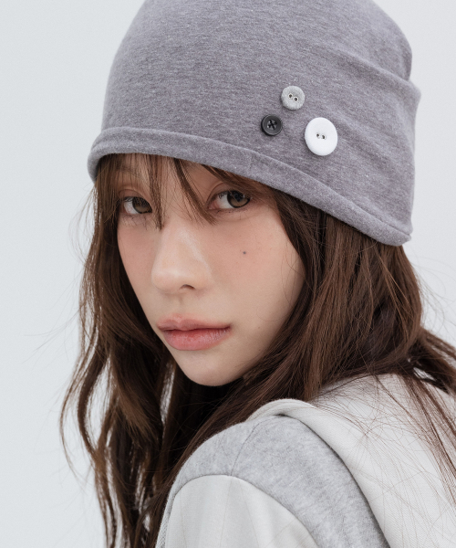 Disco Button Beanie