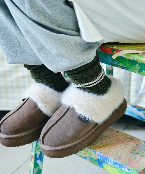CLOUDY PLATFORM FUR MULES - 5 colors