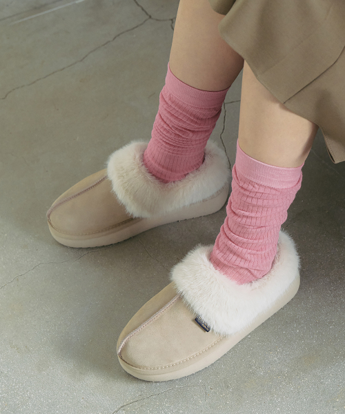 CLOUDY PLATFORM FUR MULES - 5 colors