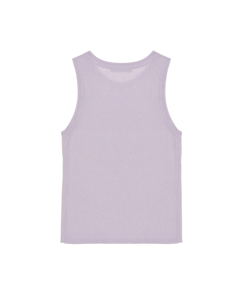 MINIMAL SLEEVELESS TOP_LIGHT PURPLE