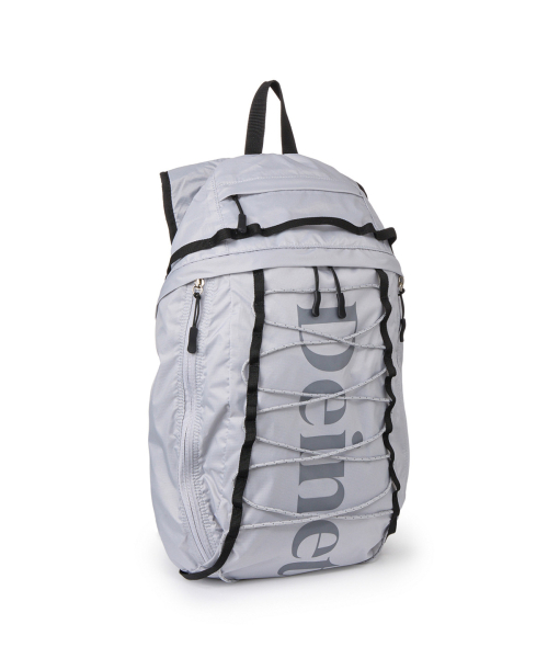 NYLON ESSENTIAL LOGO BACKPACK IN GREY