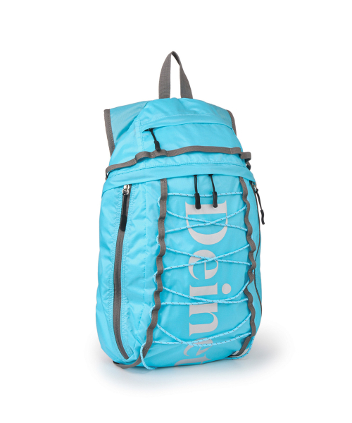 NYLON ESSENTIAL LOGO BACKPACK IN BLUE