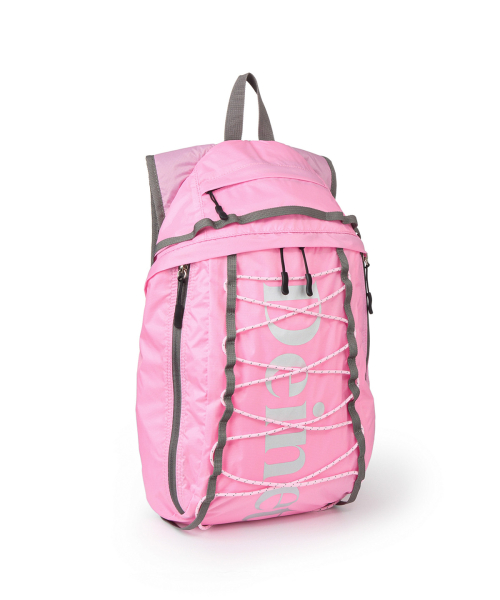 NYLON ESSENTIAL LOGO BACKPACK IN PINK