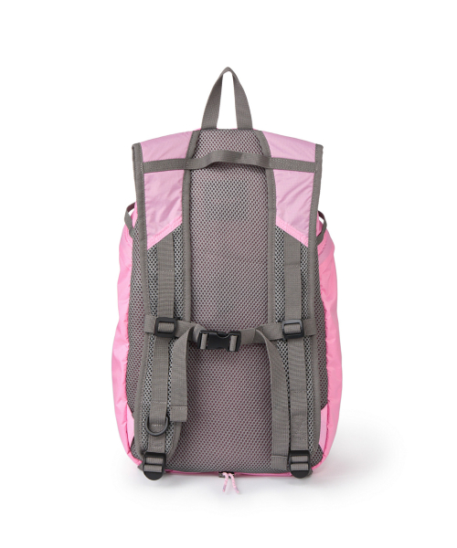 NYLON ESSENTIAL LOGO BACKPACK IN PINK