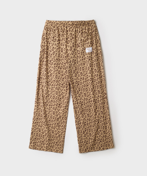Hello Kitty Leopard Peach Stretch Pajama Bottom (Brown)_SPPPG49U10