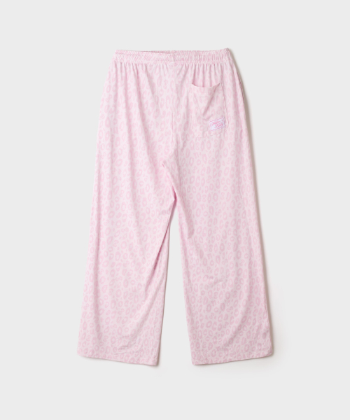 Hello Kitty Leopard Peach Spandex Pajama Bottom (Pink)_SPPPG49U10