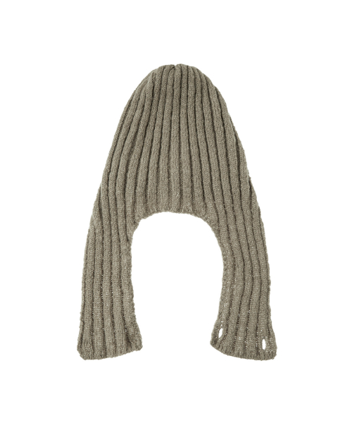 MULTI BUTTON BEANIE IN KHAKI