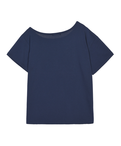 CROSS OFF SHOULDER TOP_NAVY
