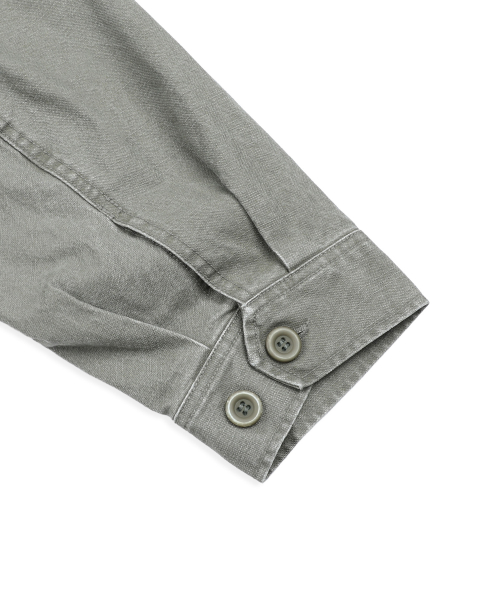 XJ143 밀리터리 빈티지 워싱 롱 M-65 필드 자켓 (KHAKI)