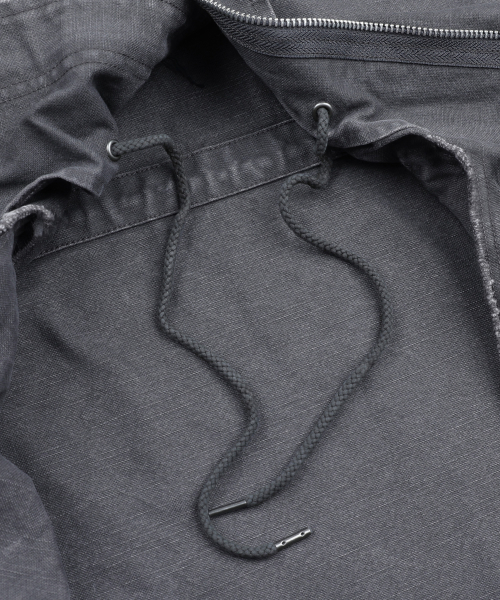 XJ143 밀리터리 빈티지 워싱 롱 M-65 필드 자켓 (CHARCOAL)
