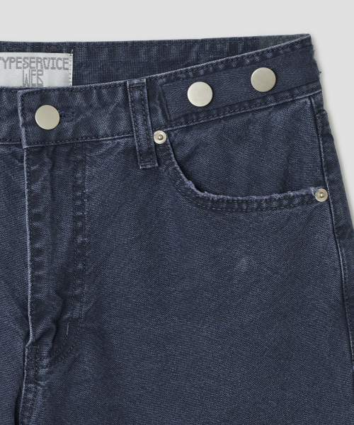 Washed Utility Pants [Navy]