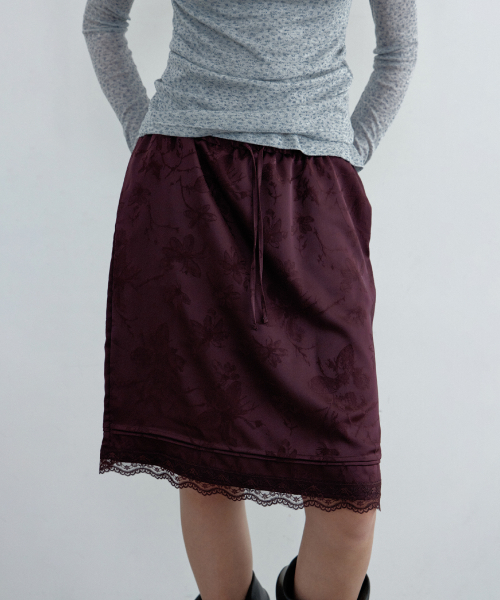 Windflower Midi Skirt (Purple)