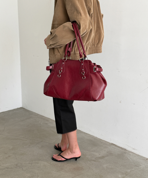 Attic Ring Shoulder Bag (Wine)