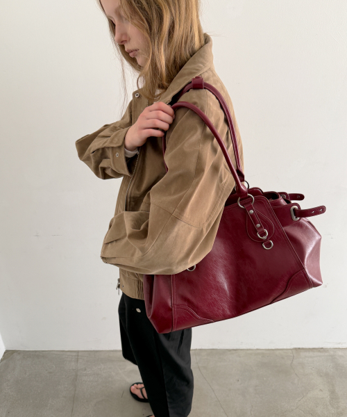 Attic Ring Shoulder Bag (Wine)