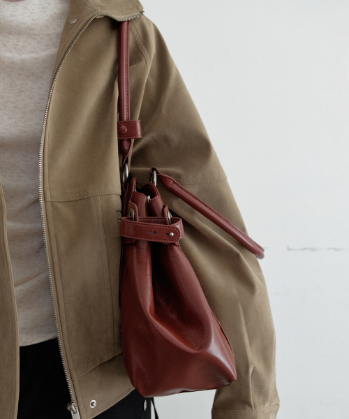 Attic Ring Shoulder Bag (Wine)