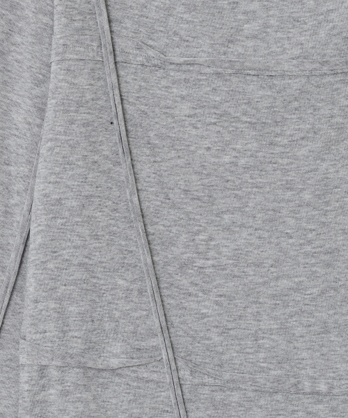 Draped Ruched Top [Gray]