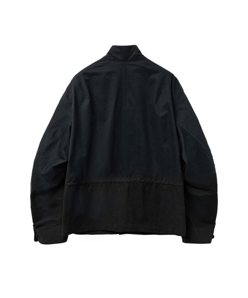 Double pocket short field jacket BLACK