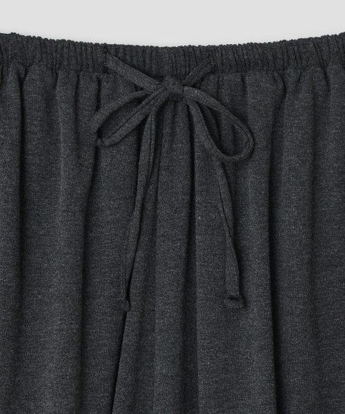 Gathered Balloon Pants [Charcoal]