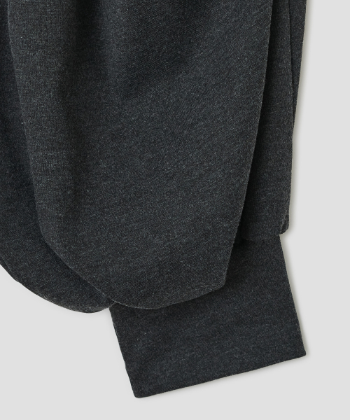 Gathered Balloon Pants [Charcoal]