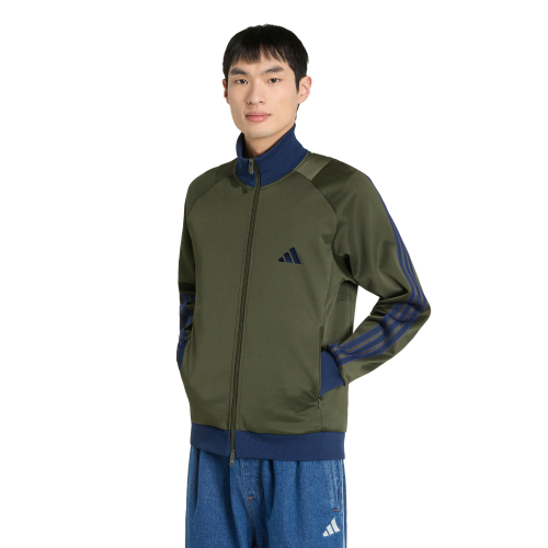 스태디움 레귤러 핏 피케 트랙 탑 KV5904