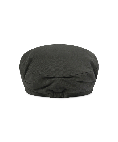 Folding button newsboy cap CHARCOAL