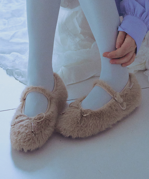 BELLA FUR MARYJANES - 6 colors