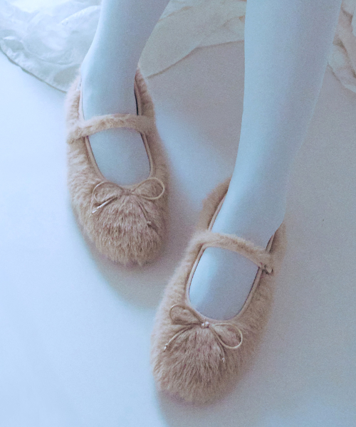 BELLA FUR MARYJANES - 6 colors