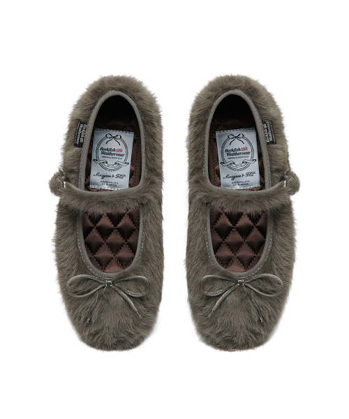 BELLA FUR MARYJANES - 6 colors